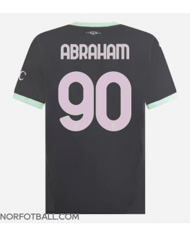 Billige Fotballdrakt AC Milan Tammy Abraham #90 Replika Tredjedrakt 2024-25 Kortermet